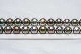 36pcs "Time" Mix Necklace - Semi-Round/Near-Round 9-10mm AA/A quality Tahitian Pearl - Loose Pearl jewelry wholesale