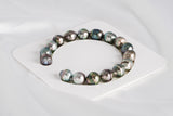 17pcs "Fuel Up" Mix - CL 10mm AAA/AA Quality Tahitian Pearl - Loose Pearl jewelry wholesale
