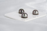 Light Cherry Trio Set - Oval 9mm TOP quality Tahitian Pearl - Loose Pearl jewelry wholesale