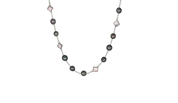Collier "ACE" 925 adjustable Necklace - Loose Pearl jewelry wholesale