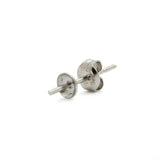 925 Silver Rhodium Studs for Pairs