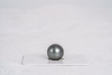 Silver Grey Single Pearl - Round 13mm TOP/AAA quality Tahitian Pearl - Loose Pearl jewelry wholesale