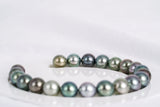 21pcs "Medusa" Mix Bracelet - Round 9mm AAA/AA quality Tahitian Pearl - Loose Pearl jewelry wholesale
