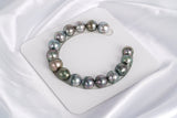 15pcs "Sketch" Mix Bracelet - Semi-Baroque/Circle 11-13mm AAA quality Tahitian Pearl - Loose Pearl jewelry wholesale