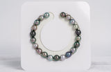 21pcs "Artemis" Multi Bracelet - Semi-Round 8mm AAA/AA quality Tahitian Pearl - Loose Pearl jewelry wholesale